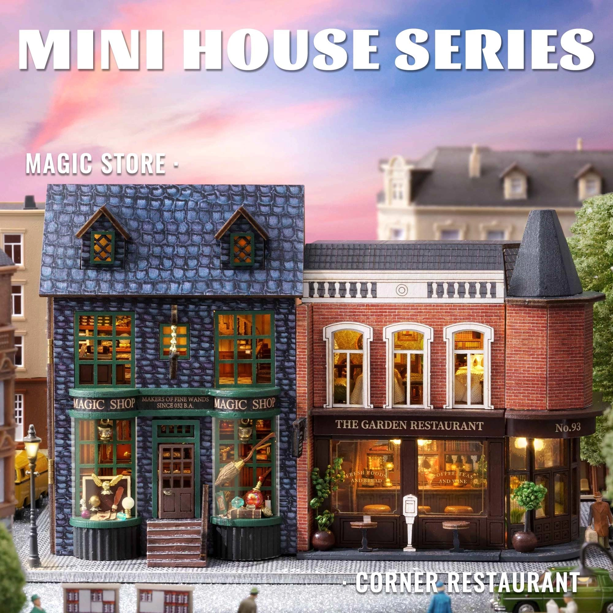 DIY Miniature House Kit - Christmas, Fantasy, Halloween, Movie