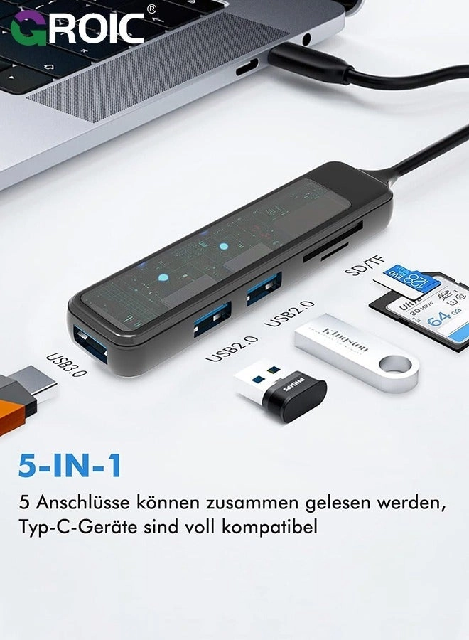USB Hub - 4-Port 1xUSB3.0 3xUSB2.0
