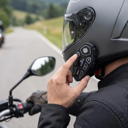 Motorcycle Helmet Bluetooth Headset - Bluetooth 6.0 In Ear