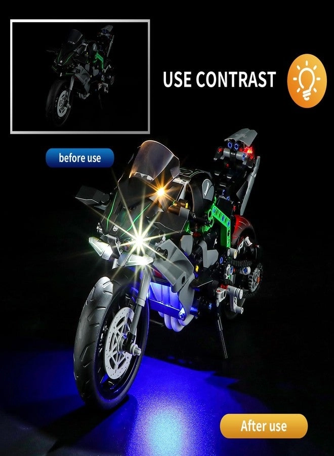 LED Light for LEGO 42170 Technic Kawasaki Ninja H2R Motorcycle Set