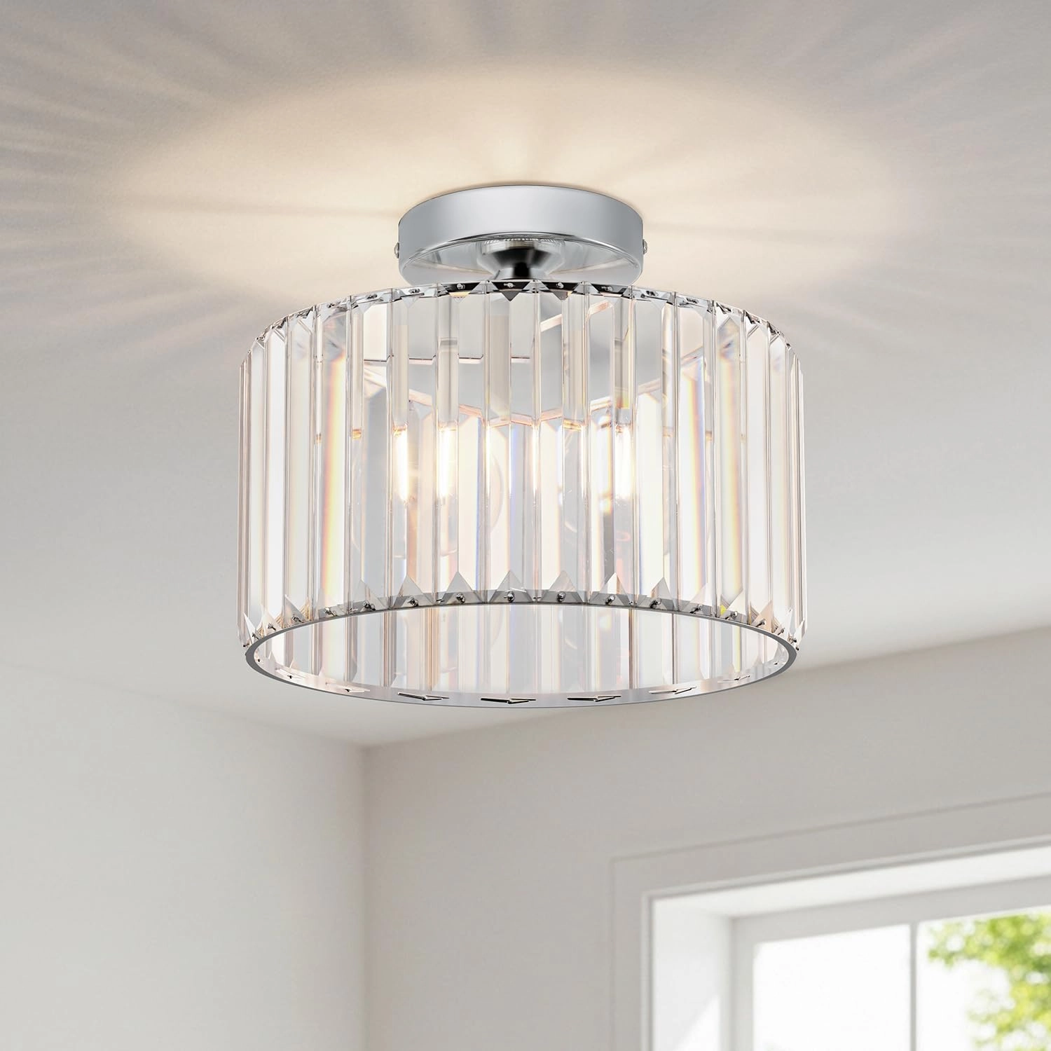 ANWIO Crystal Ceiling Lamp