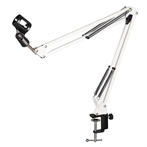 Mic Stand - Extendable Scissor Arm Table Mounting Clamp