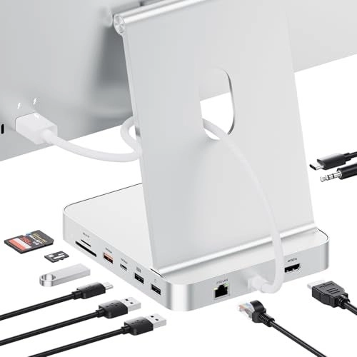 PULWTOP 11 in 1 USB C Hub - iMac 24 inch