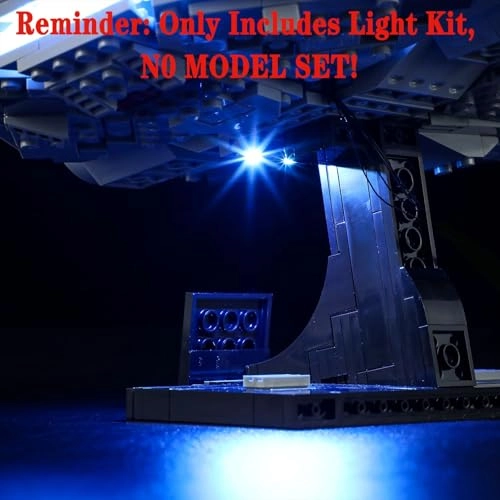 LED Lighting Kit - Compatible with 2024 Millennium Falcon Star Wars 75375 Model USB or battery