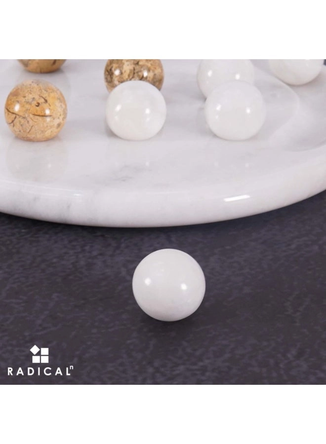 tic_tac_toe - Marble Handmade Red and Coral