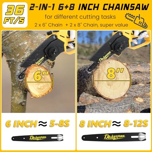 Cordless Mini Chainsaw - 1200W Super Value Pack
