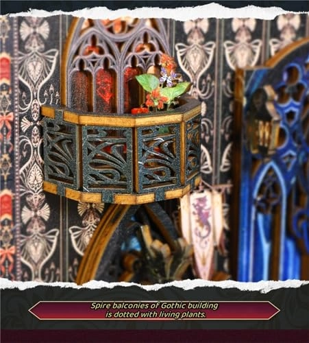 Book Nook Miniature Kit - Law of The Night 1:12