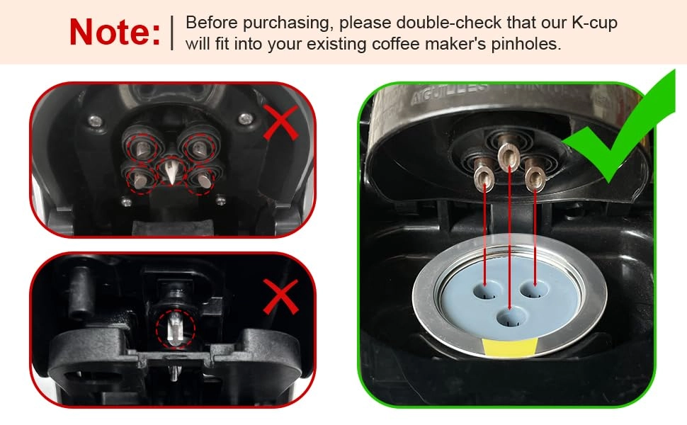 Reusable K Cups - Stainless Steel Compatible With Ninja Coffee Maker