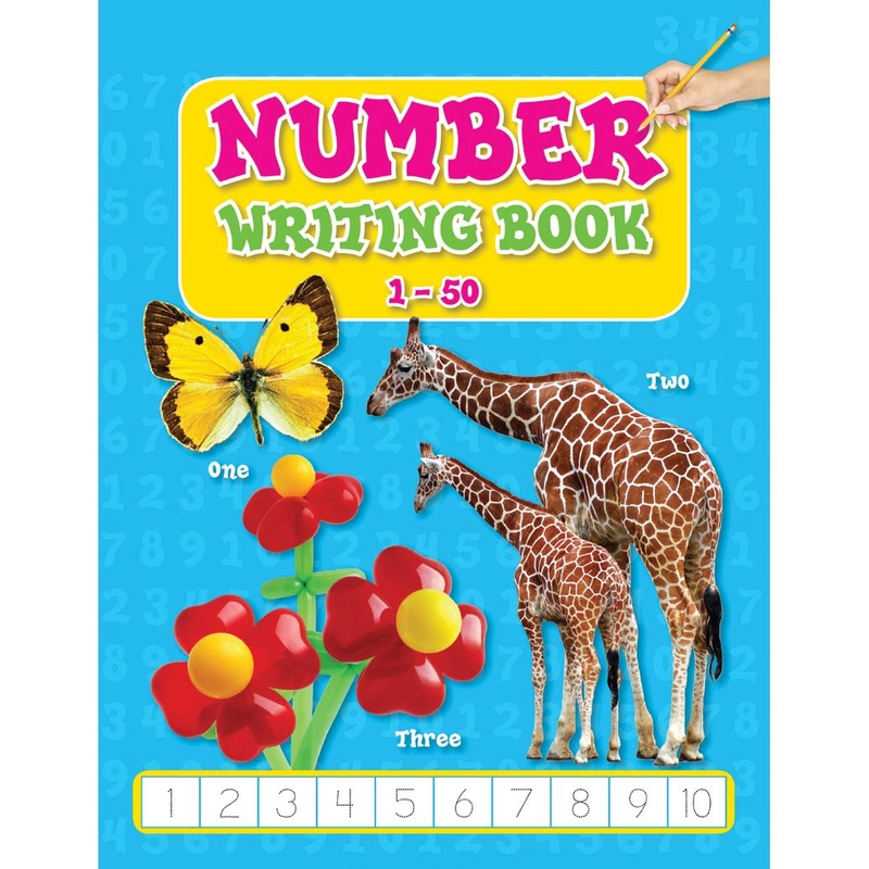 Number Writing Book 1-50