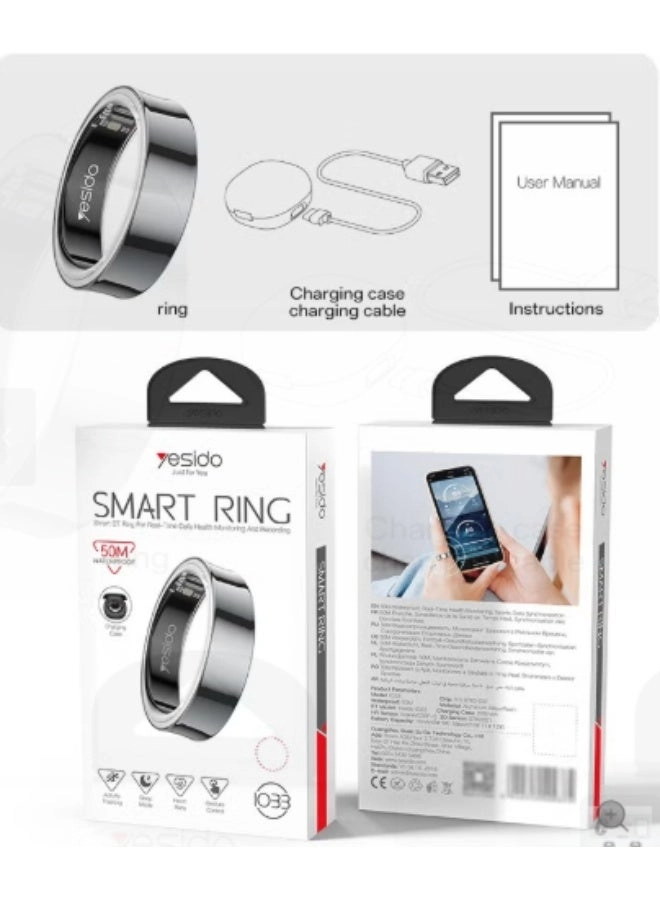 Smart Ring - Waterproof 24H Detection Health Monitoring