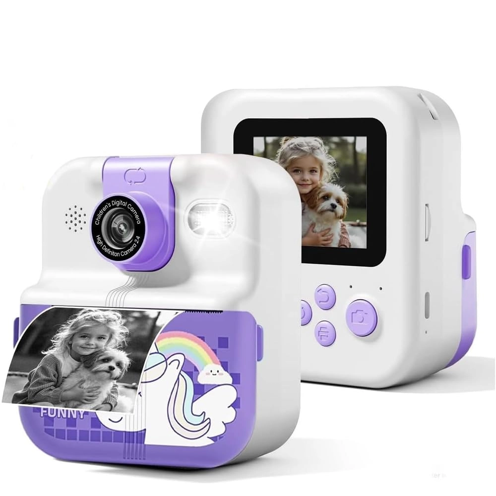 Kids Camera - Instant Print Pink