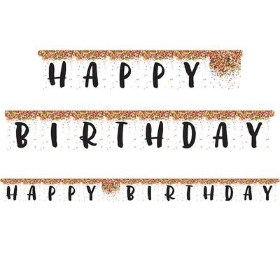 Party Zone Sprinkles Jointed Banner L - 1 pc