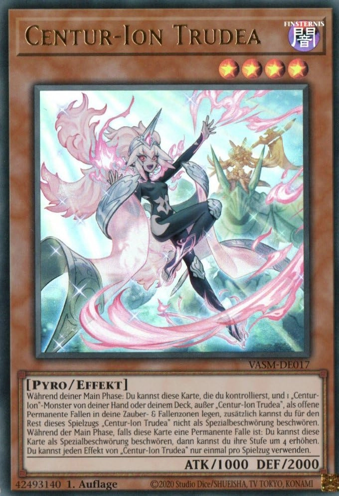 MZTCG Valiant Smashers Centur-Ion Trudea 1st Edition VASM-DE017 - German