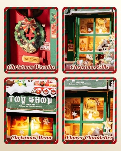 DIY Miniature Dollhouse Kit - Halloween/Christmas 1:20