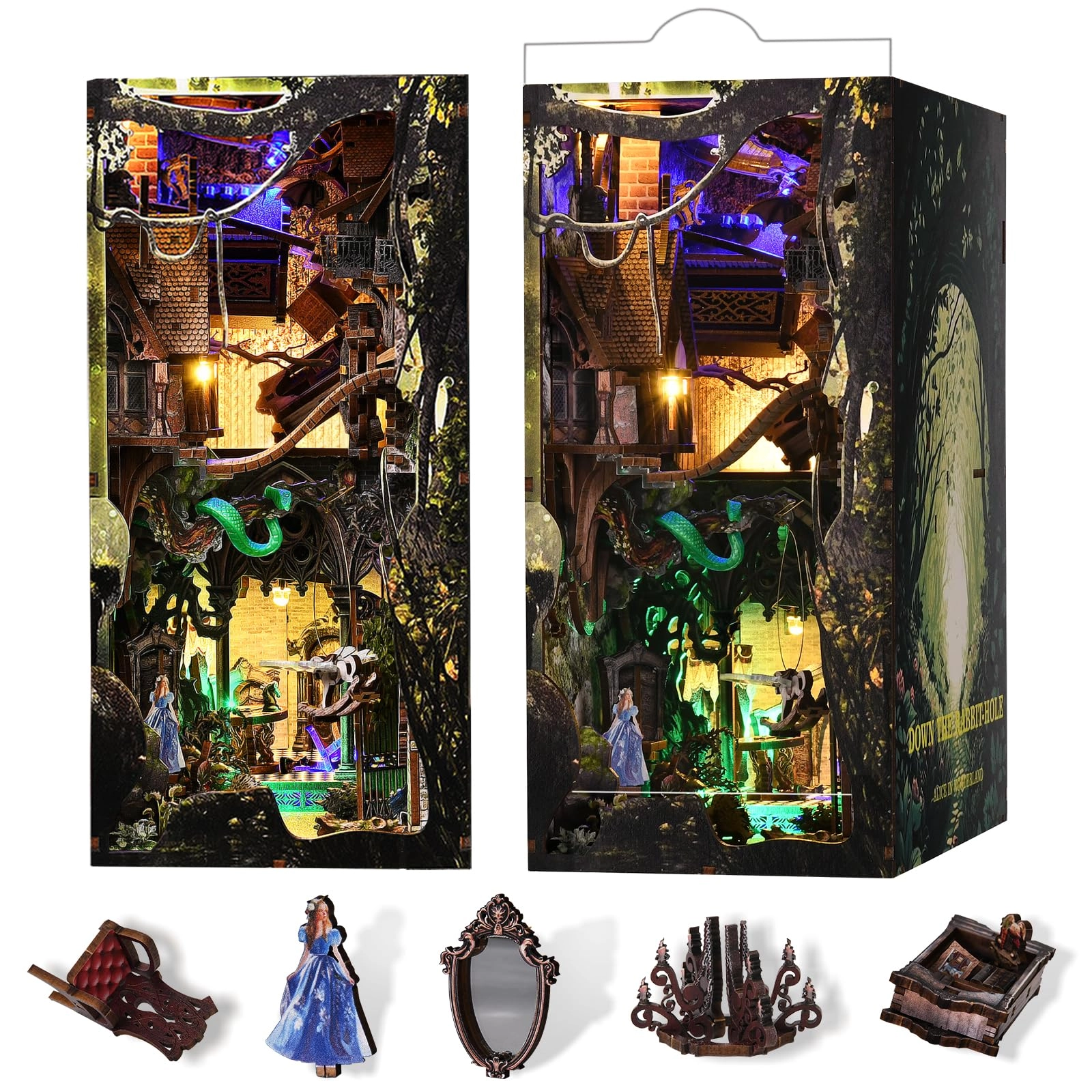 MiniCity Book Nook Kit - Alice in Wonderland