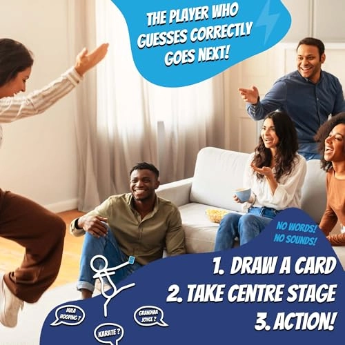Guess That Action - German Family, Teen, Adult, Kids 8+
