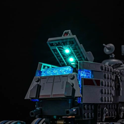 LED Light Set Compatible with Lego 75413 Republic Juggernaut - Standard Version Copper Line