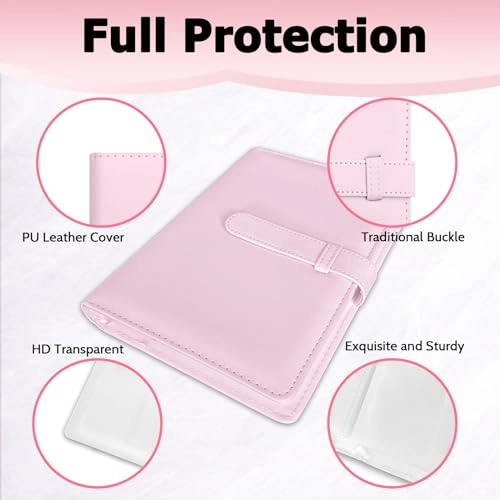 Camera Accessories Compatible with Instax Mini 12 / Mini 11 / Mini 9 - Leather Camera Bag Photo Album Bundle