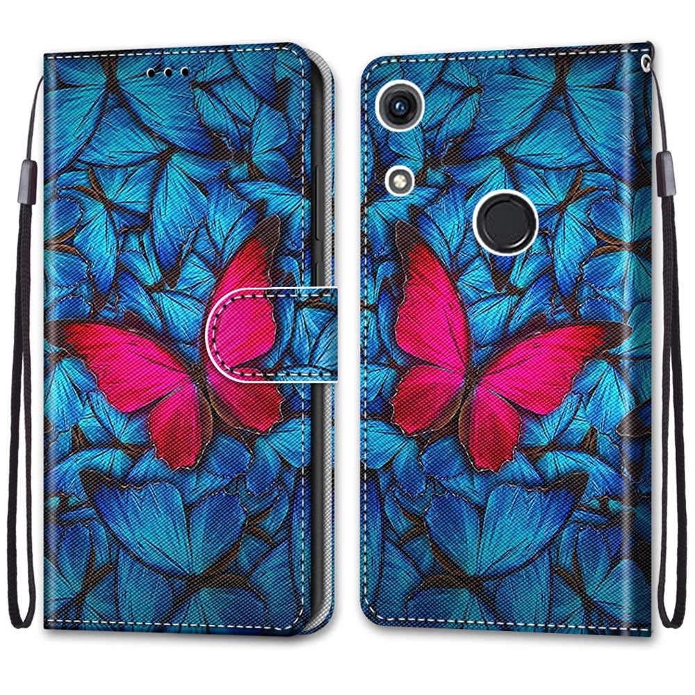 Case Leather Wallet Flip for Huawei Y6 2019 - PU Leather + Tpu