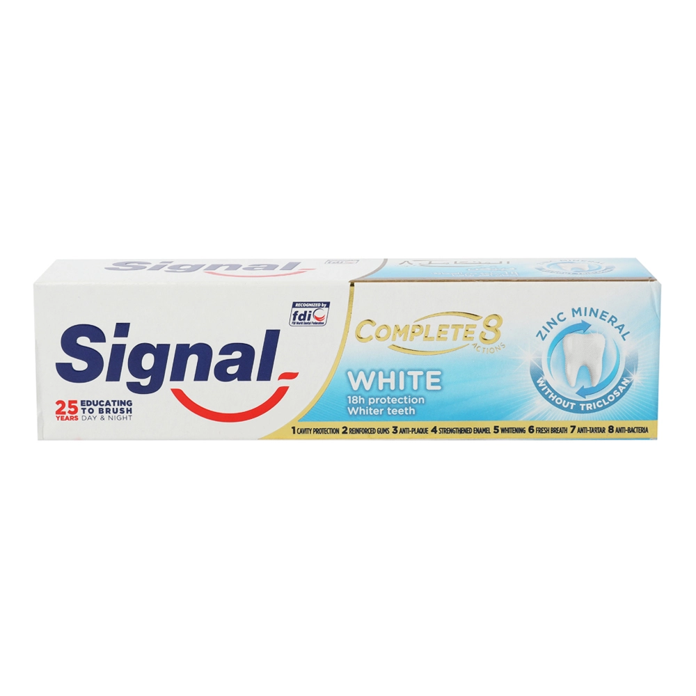 Signal Complete White 18H Protection Zinc Mineral Toothpaste 75 ml