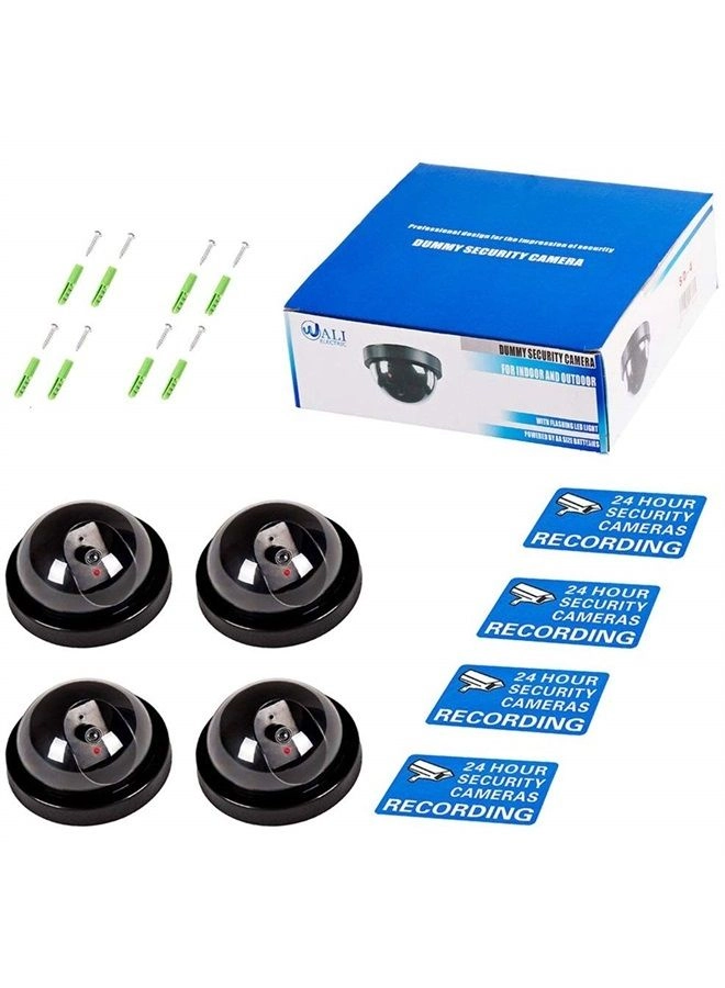 Dome Simulation Camera - 4-Pack Black
