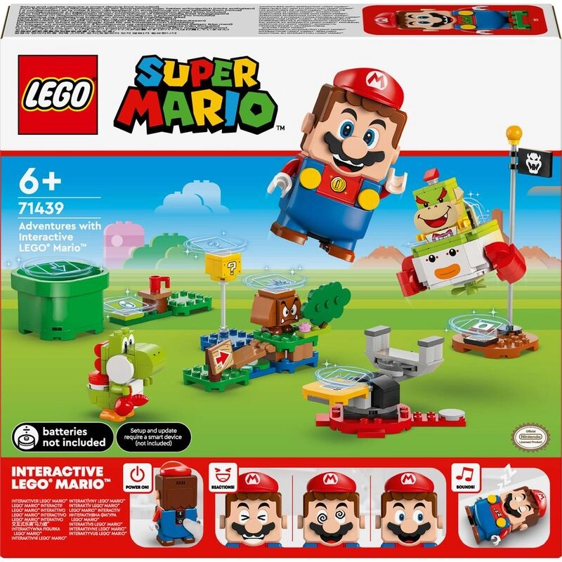 Super Mario Adventures With Interactive Mario Figure (71439)