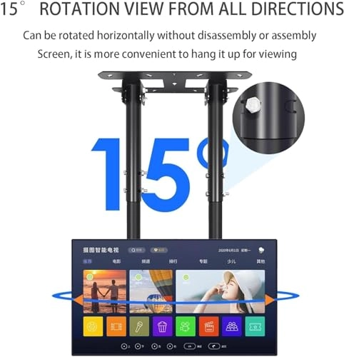 TV Ceiling Mount - 160kg 75-100 inch
