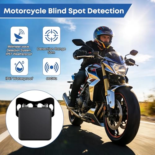 Motorcycle Blind Spot Detection System - 120°