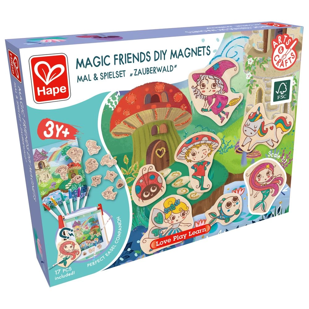 DIY Magic Friends Art And Craft Set - 3+ years 10 pcs