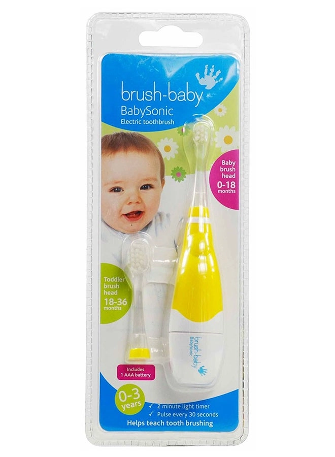 BabySonic - Infant and Toddler 0-3 Years 2 Sensitive Brush Heads Teal