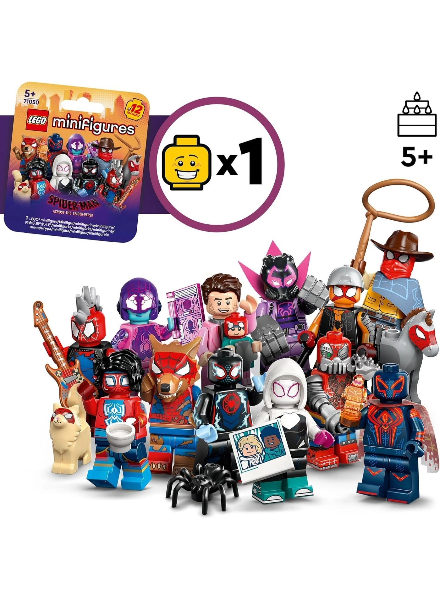 Minifigure Series Spiderman Across The Spiderverse 71050 (6526894) 8 pcs