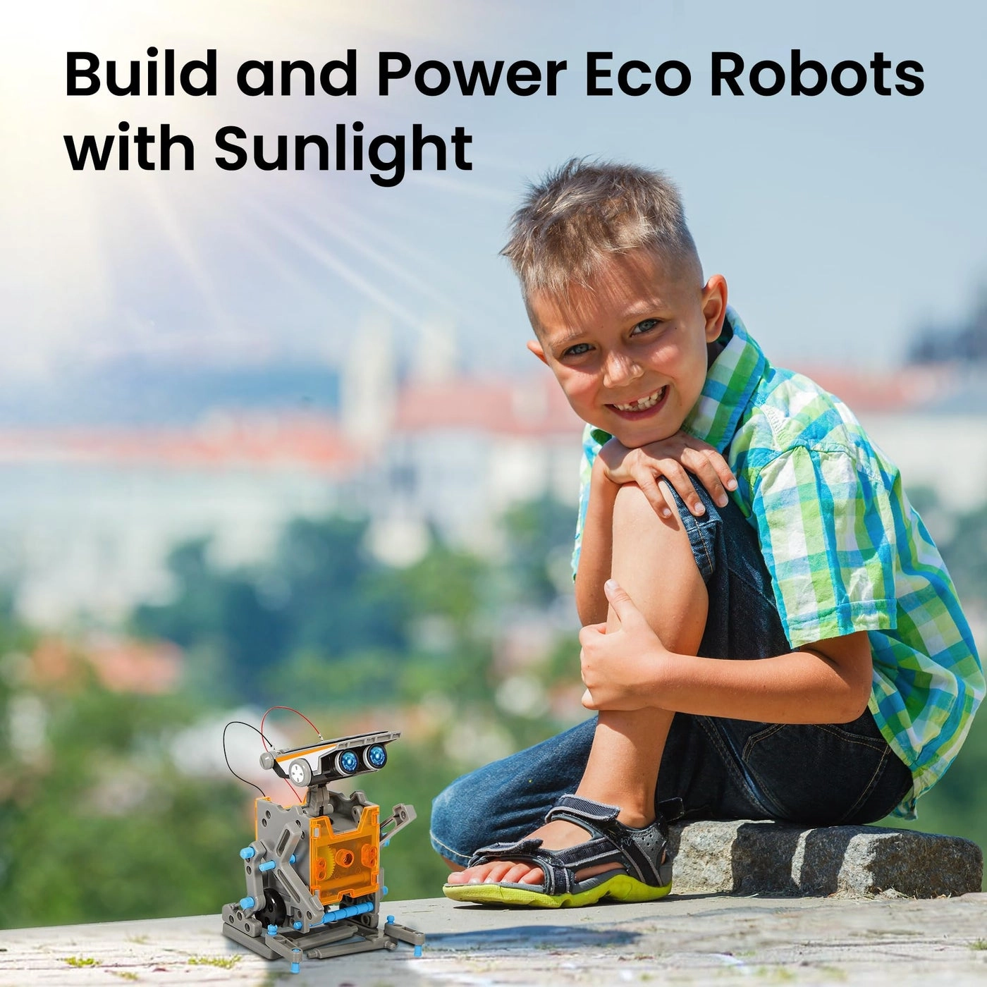 Solar Robot Building Kit Science - 8-13 years 190 pieces