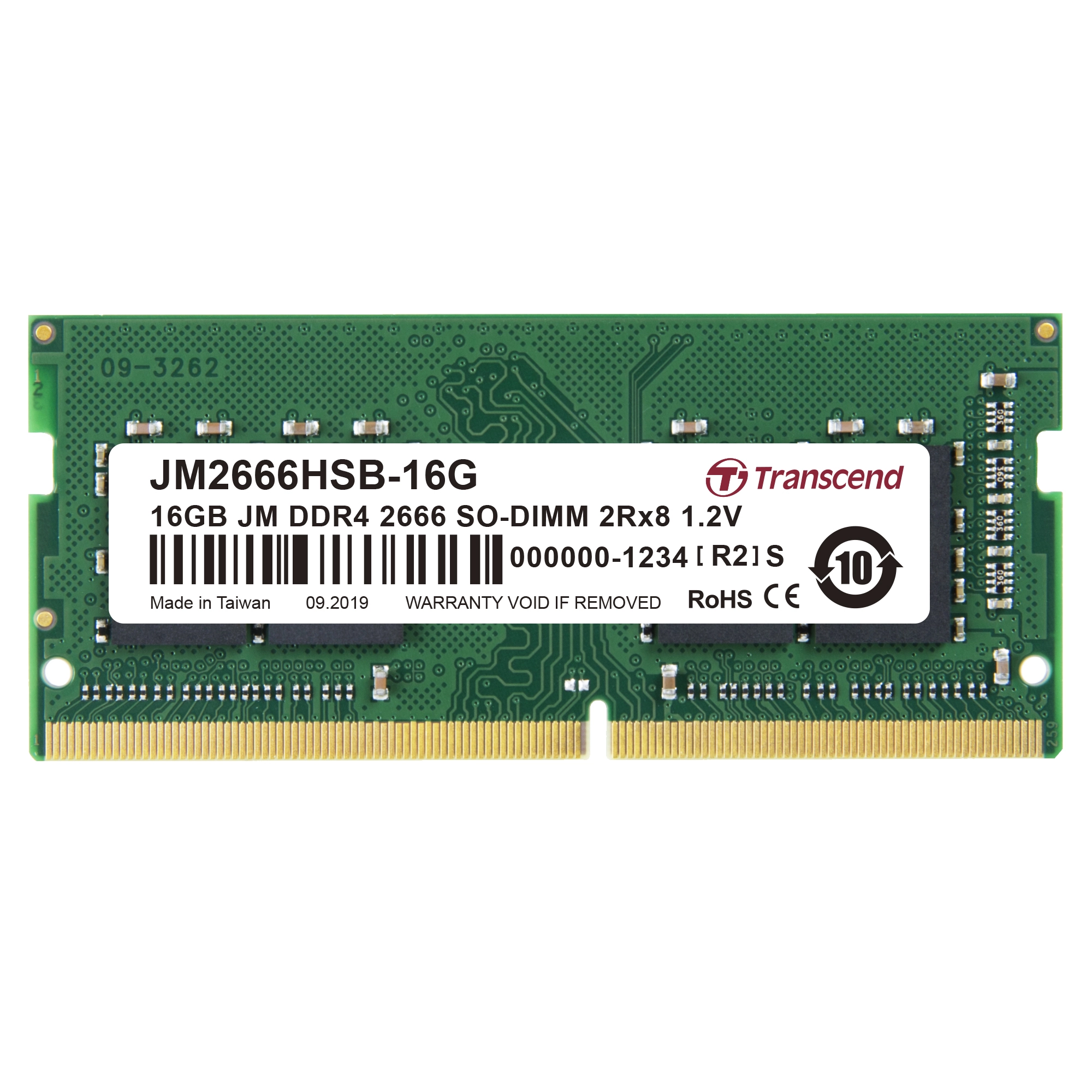 JetRam - 16GB 3200MHz SO-DIMM DDR4
