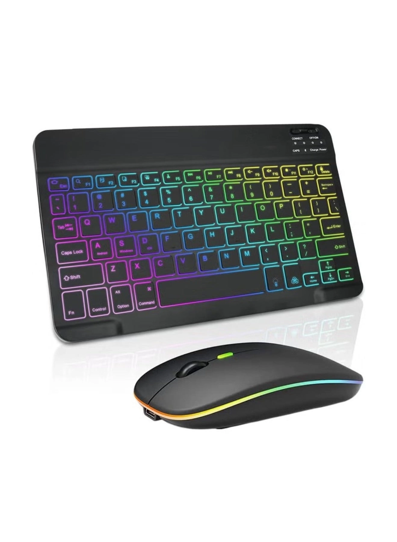 Aookay Bluetooth Keyboard and Mouse - AR/EN Wireless