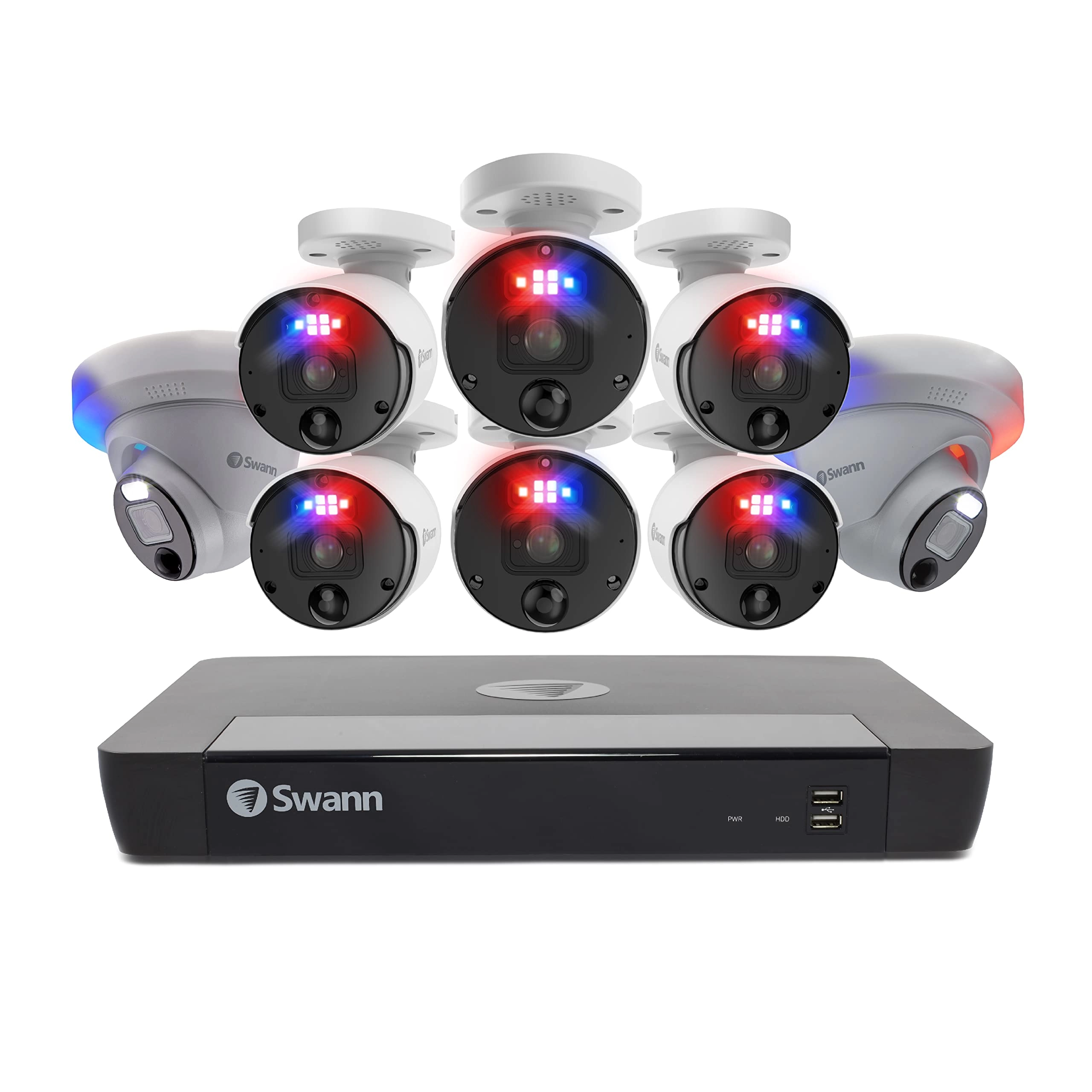 Swann NVR Security System - 8 Camera 16 Channel 4K