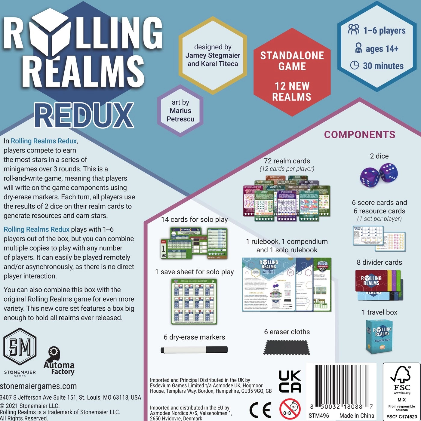 Rolling Realms Redux - Roll-and-Write
