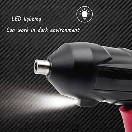 Portable One-Button Brushless Impact Lithium Electric Drill - 1200ma