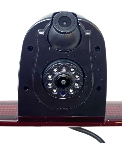 Dual Rear View Parking Reversing Brake Light Camera - Wired