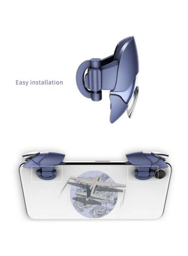 Gamepad Trigger Controller - Blue/Silver