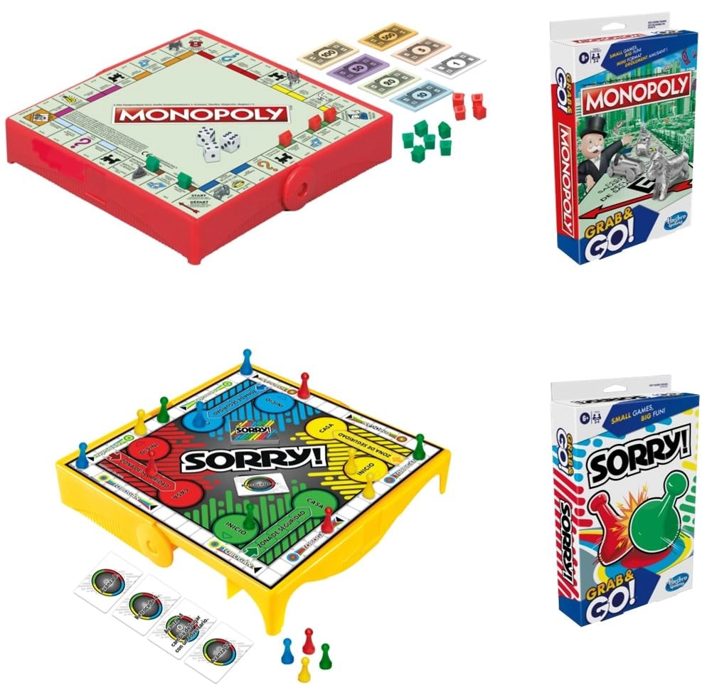 Sorry! + Hungry Hippos + Monopoly + Guess Who? + Candy Land