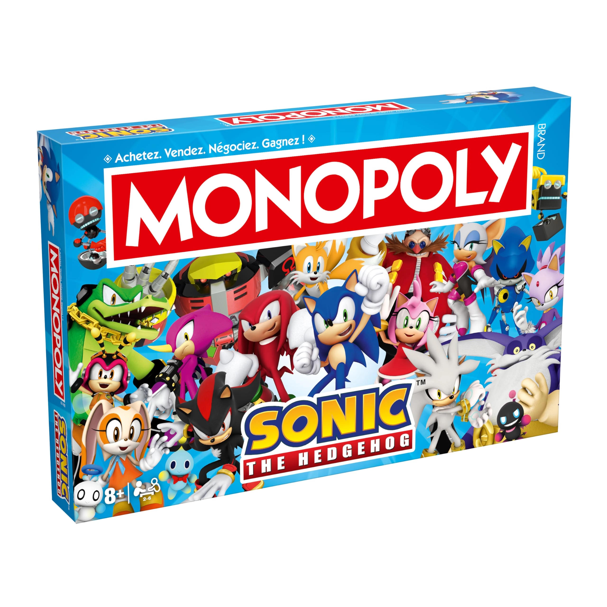 Winning Moves Monopoly: Sonic (French)