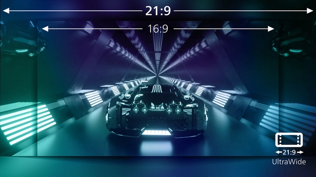 CrystalClear images with UltraWide QHD 3440 x 1440 pixels