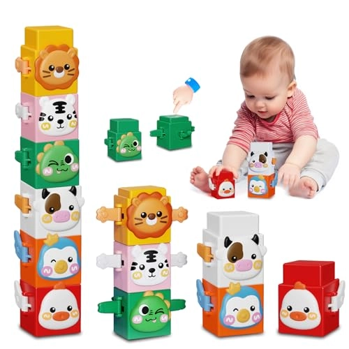 Stacking Toys Set - 3 years and up 6 pieces
