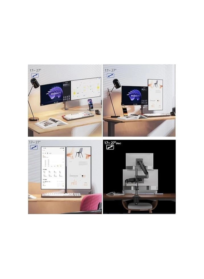 H180 - Dual Arm 27 in 75x75mm 100x100mm