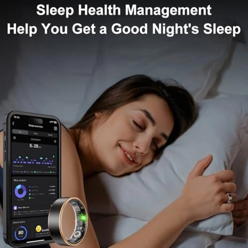 Smart Ring - Heart Rate Monitor Sleep Monitor Waterproof