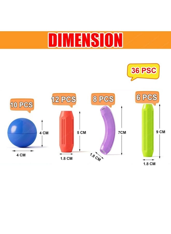 Magnetic Sticks - Construction 25 pcs