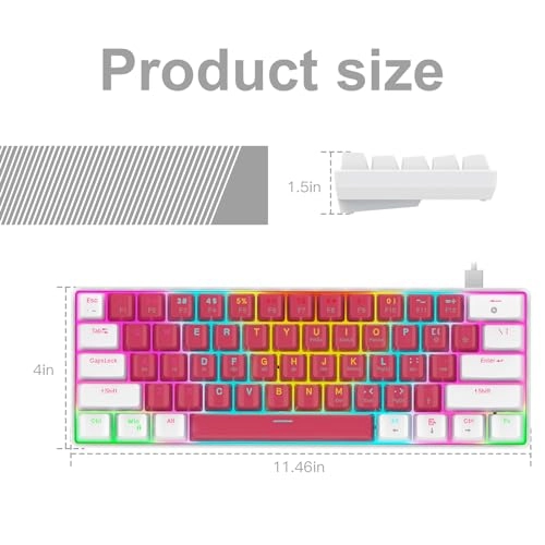60% Gaming Keyboard - Wired