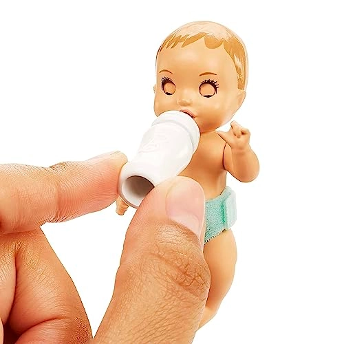 Skipper Babysitters Inc. Playset - Crib with mobile Baby doll with sleepy eyes