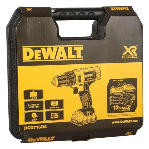 DCD716D2 - 12V 10mm Subcompact Hammer Drill