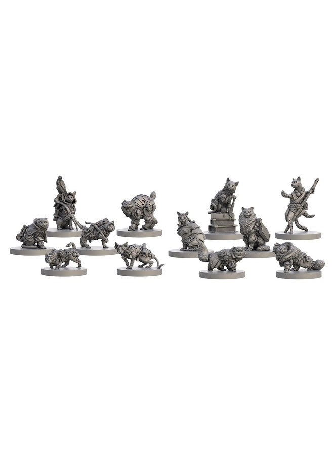 Steamforged Games Animal Adventures: Tales of Cats and Catacombs Miniatures Volume 1 + Animal Adventures: Tales of Cats and Catacombs Miniatures Volume 2